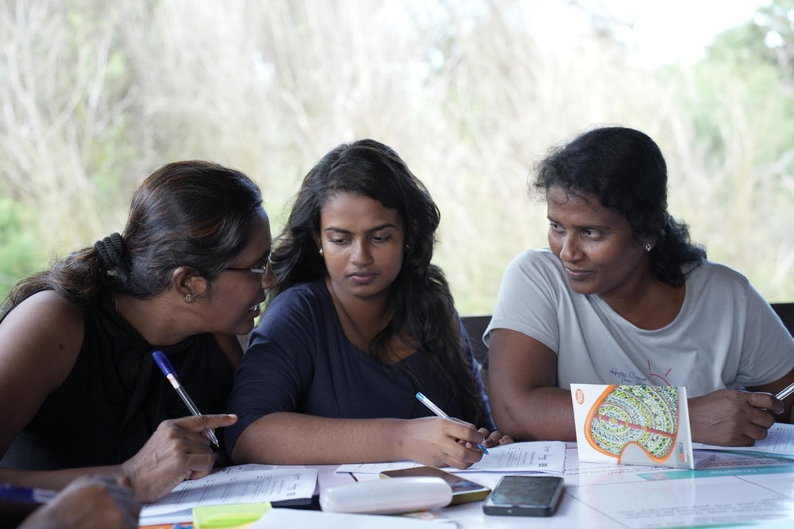 Joven participante del campus de emprendimiento en Sri Lanka