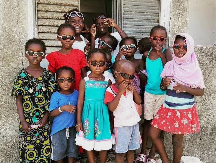 Campaña de salud comunitaria en Senegal